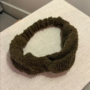Kitsch Olive fleece cozy Textured Headband